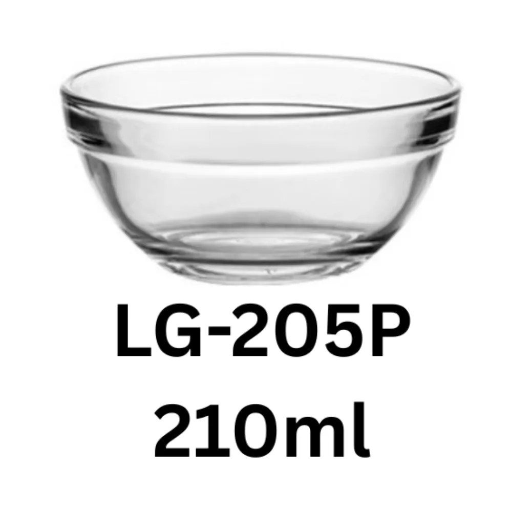 Lucky Glass LG-205P 210ml Bowl — by Lucky Glass — Glassware