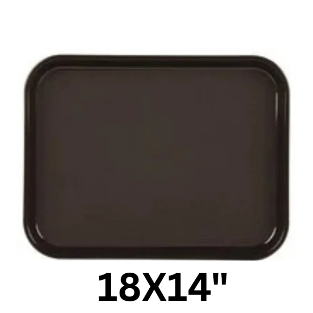 Toffi B1418CT Plastic Anti-Skid Tray - Rectangular