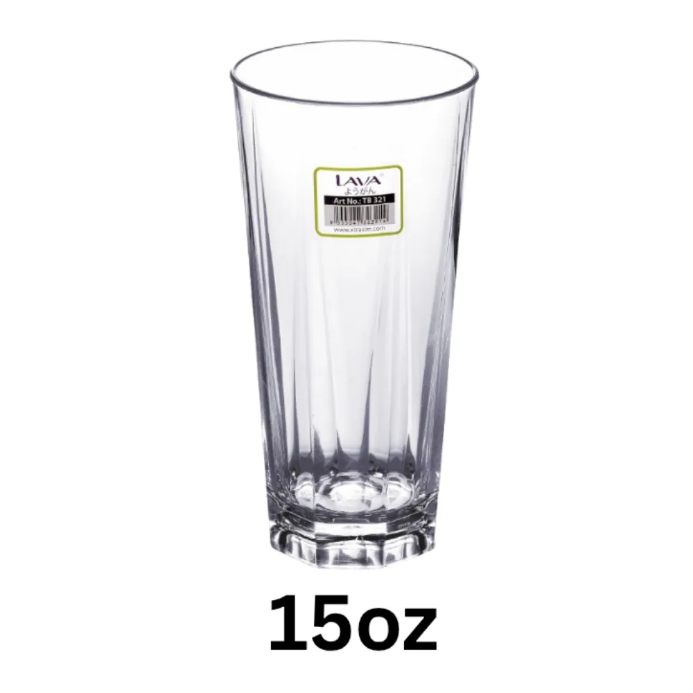 Lava TB321 15oz PC Transparent Tumbler