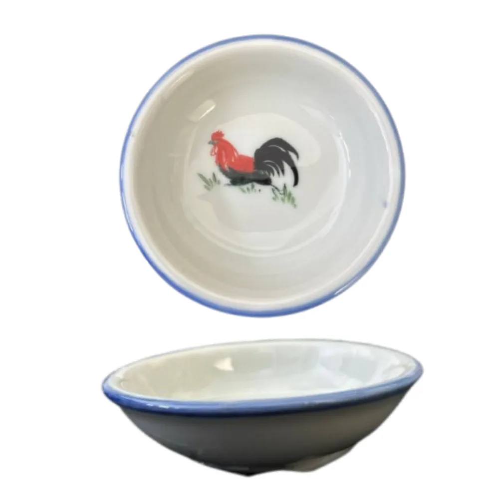 3" Traditional Rooster Sauce Dish