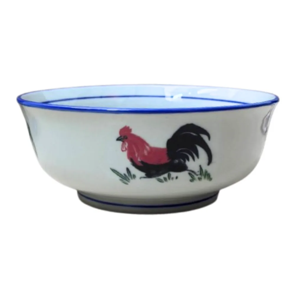 7.5" Traditional Rooster Big Bowl