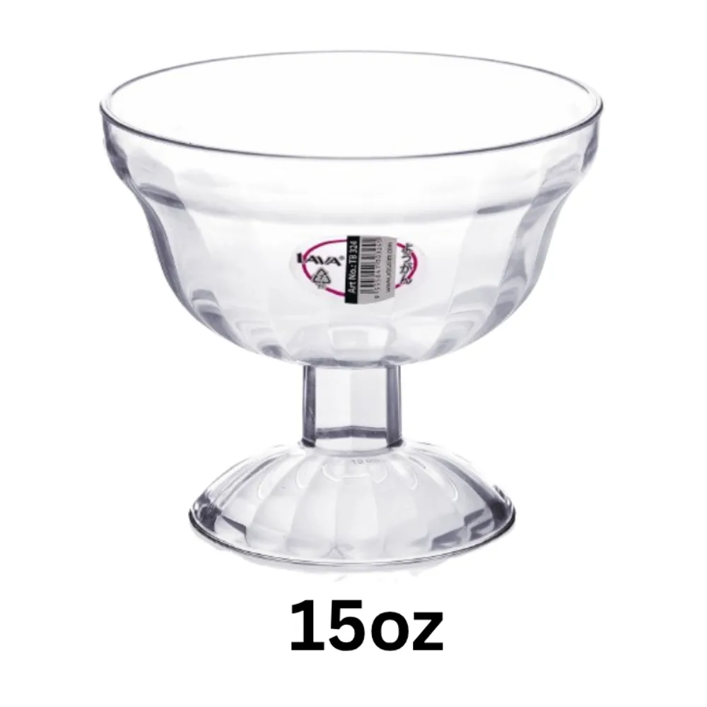 Lava TB324 15oz PC Transparent Bowl Cup