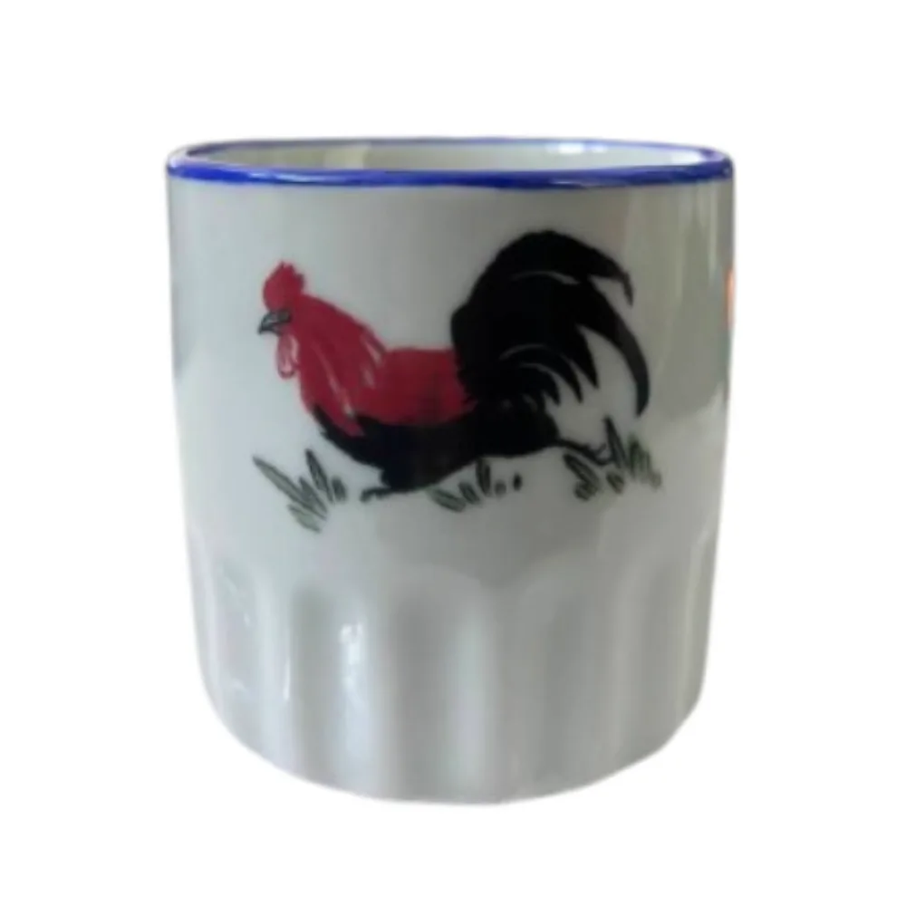 2.5" Traditional Rooster Tea Cup