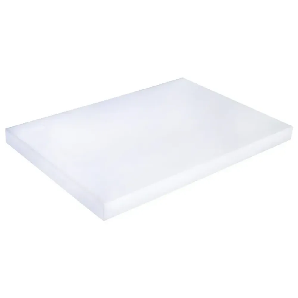 Qware 60404WT Thick Colour Coded Rectangle Cutting Board (White)