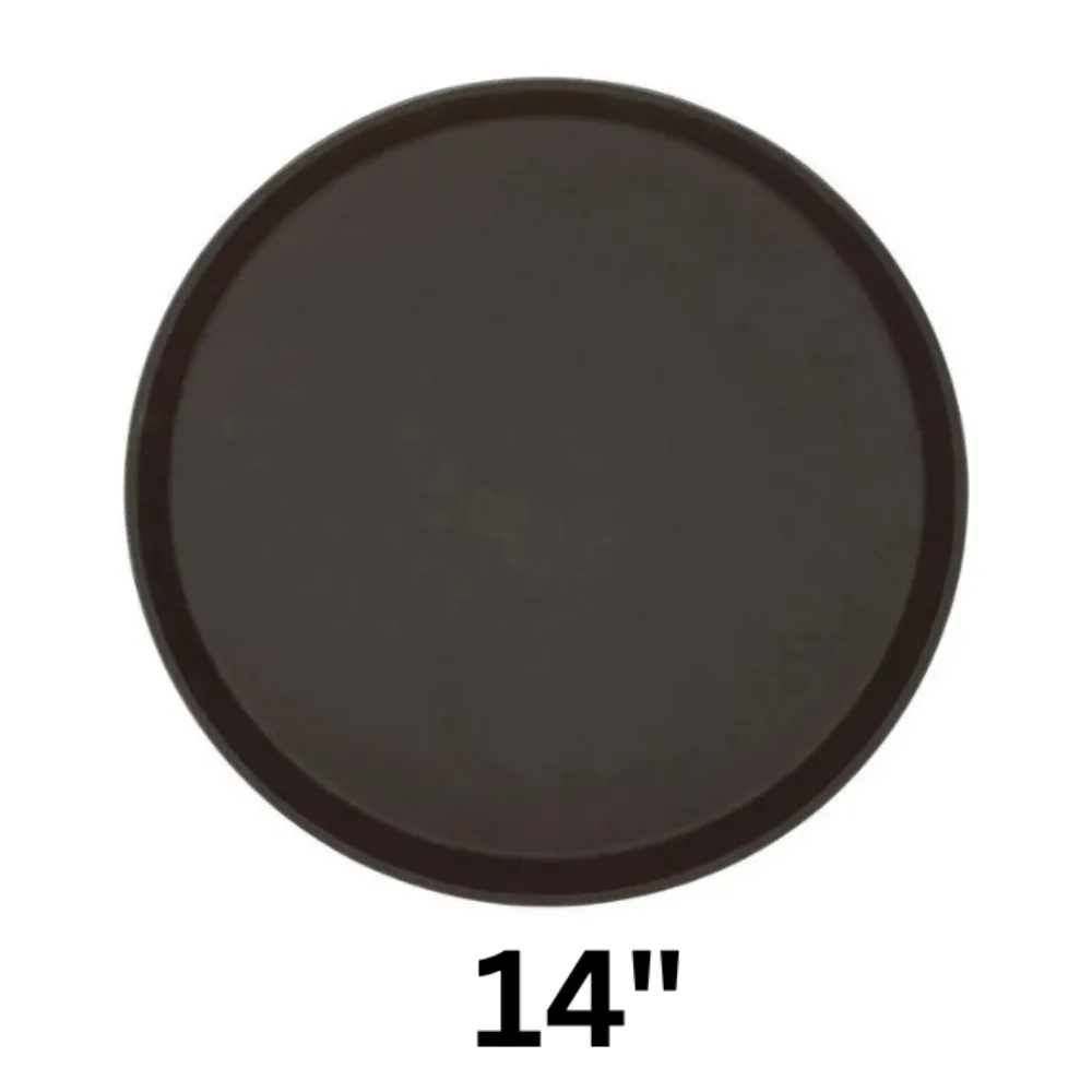 Toffi B1400CT 14" Plastic Anti-Skid Tray - Round