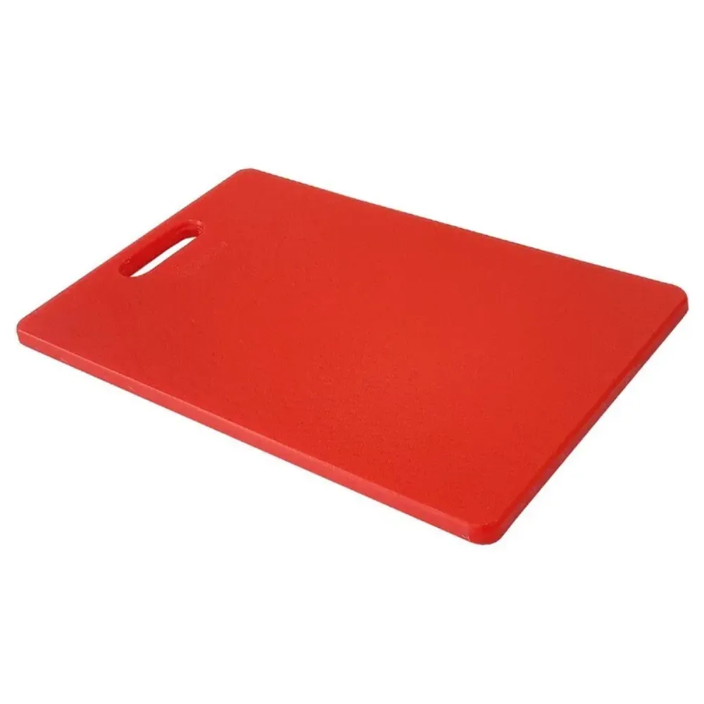 Qware QCB352513-RD Colour Coded Rectangle Cutting Board with Handle (Red)