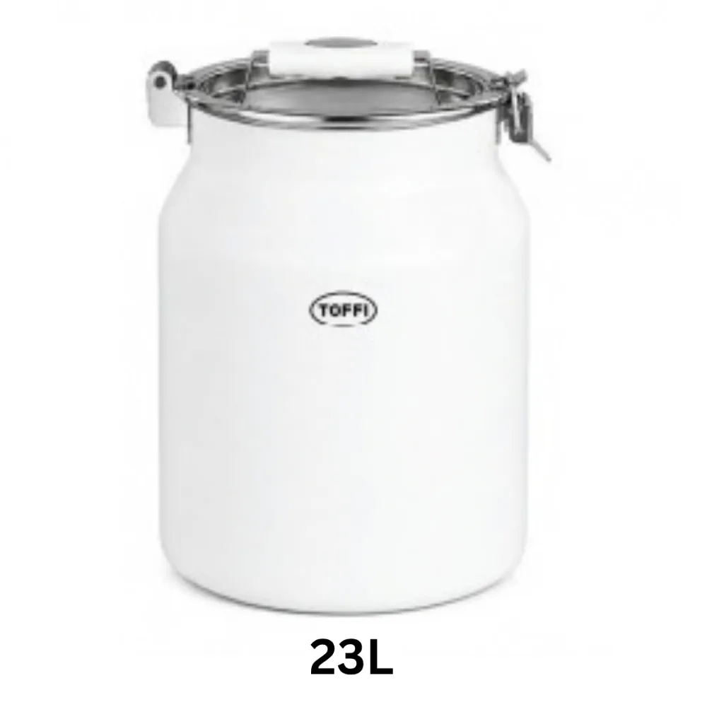 Toffi B3026-36 23L Stainless Steel Food Storage Container with Stainless Steel Lid