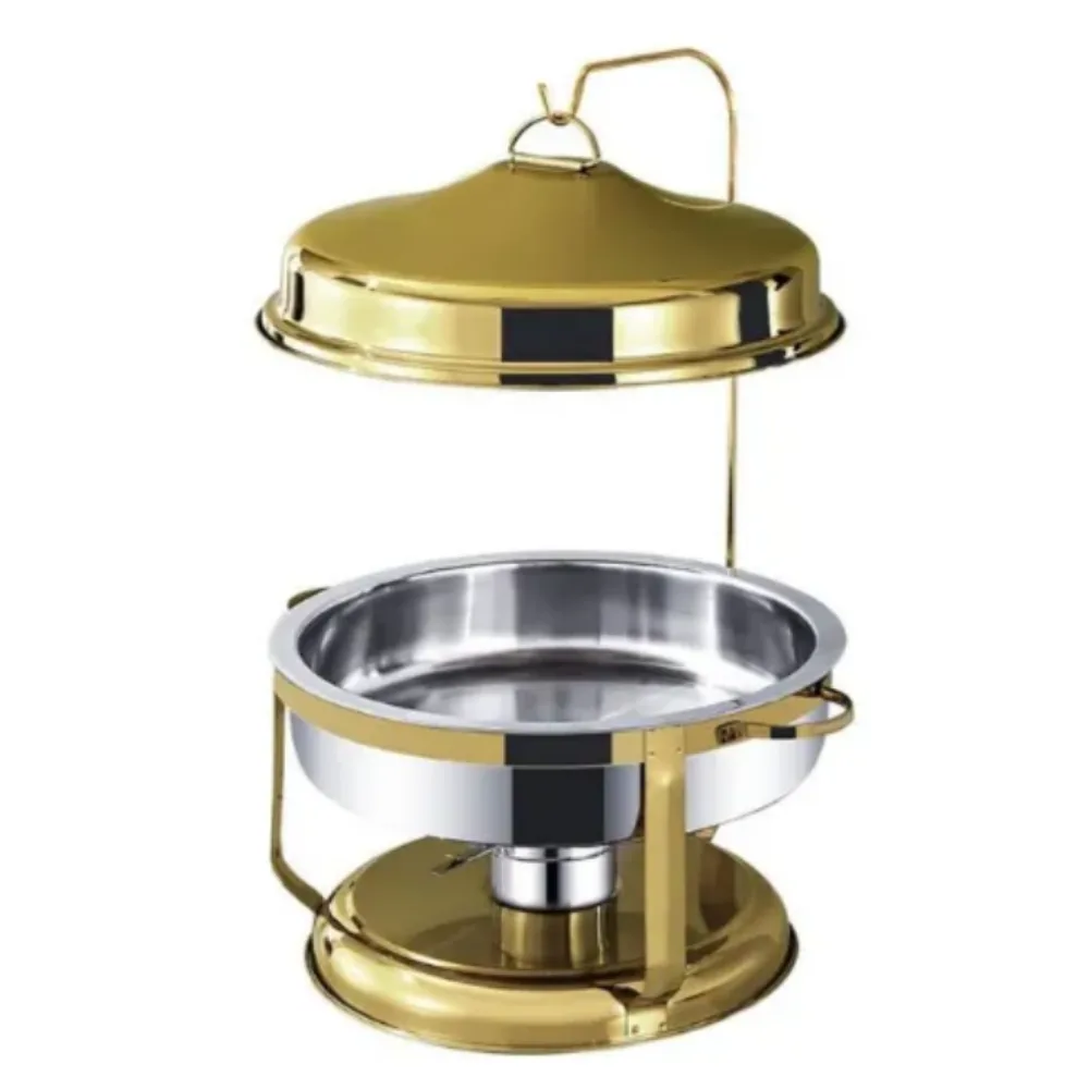 S/S Bell Dome Chafing Dish (Gold)