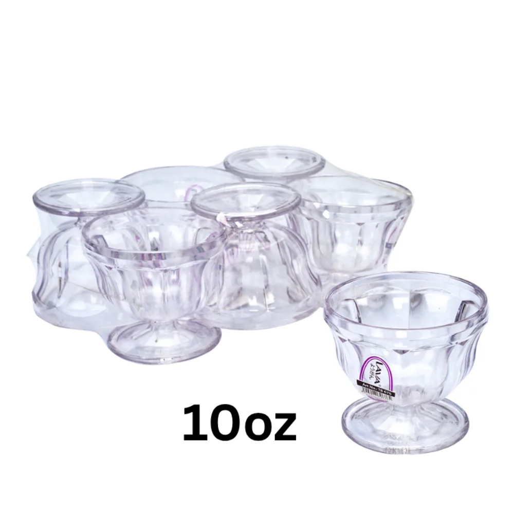 Lava TB676 7.5oz AS Transparent Ice Cream Cup