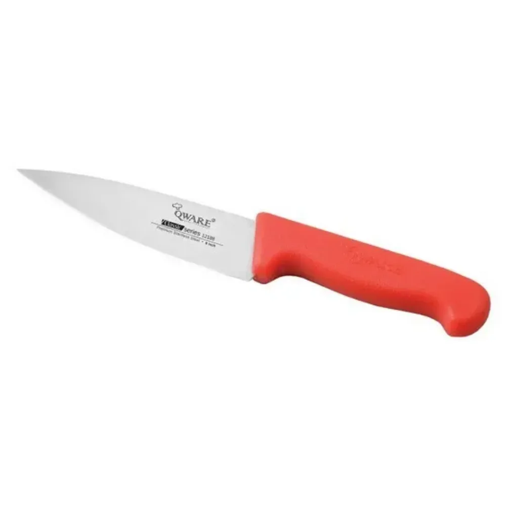 Qware 12188-30RD 12" Stainless Steel Chef Knife (Red)