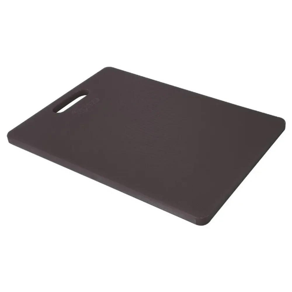 Qware QCB352513-CF Colour Coded Rectangle Cutting Board with Handle (Coffee)