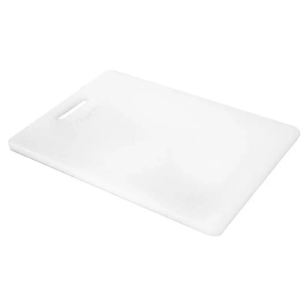 Qware QCB352513-WT Colour Coded Rectangle Cutting Board with Handle (White)
