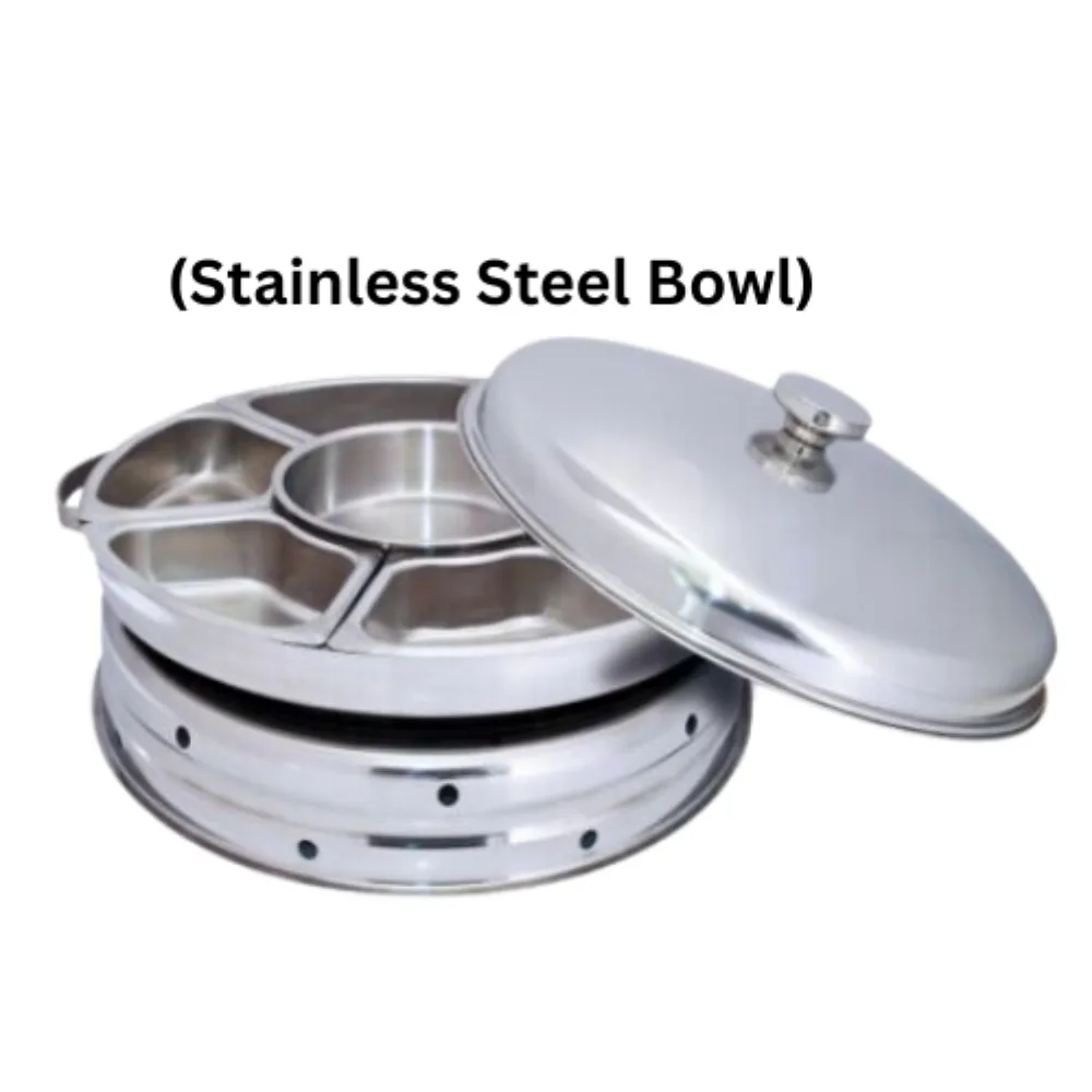 18.0 S/S Dome Round Chafing Dish with High Stand (S/S Bowl)