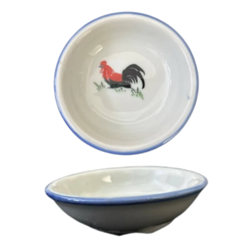 4" Traditional Rooster Sauce Dish