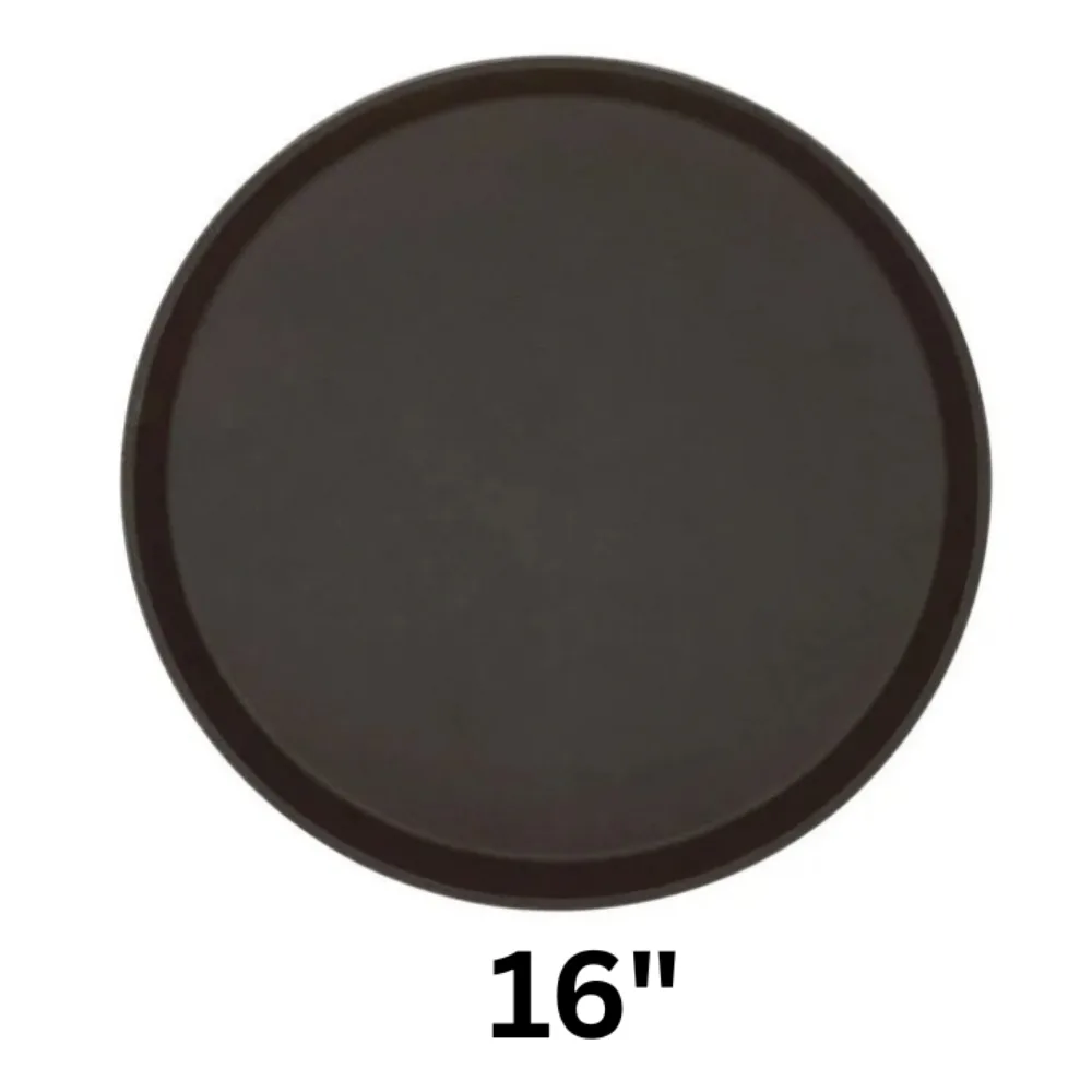 Toffi B1600CT 16" Plastic Anti-Skid Tray - Round
